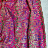 Royal Fuchsia Brocade Jacquard Fabric