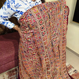 Rich Maroon Heavy Embellished Georgette Fabric