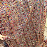 Rich Maroon Heavy Embellished Georgette Fabric