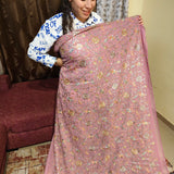 Dusty Rose Georgette Fabric