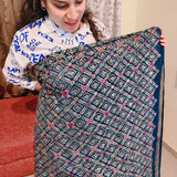 Deep Indigo Blue Georgette Fabric