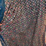 Deep Indigo Blue Georgette Fabric