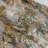 Ivory Floral Luxury Jacquard Fabric