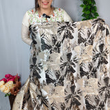Luxury Black Brocade Jacquard Fabric