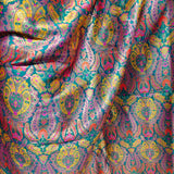 Royal Emerald Brocade Jacquard Fabric