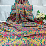 Royal Emerald Brocade Jacquard Fabric