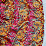 Royal Burgundy Brocade Jacquard Fabric