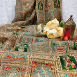 Royal Pista Green Heritage Embroidered Crepe - 2 Piece Set