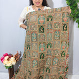 Royal Pista Green Heritage Embroidered Crepe - 2 Piece Set
