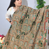 Royal Pista Green Heritage Embroidered Crepe - 2 Piece Set