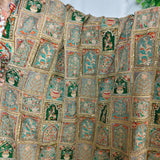 Royal Pista Green Heritage Embroidered Crepe - 2 Piece Set