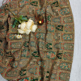 Royal Pista Green Heritage Embroidered Crepe - 2 Piece Set