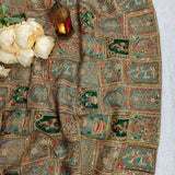 Royal Pista Green Heritage Embroidered Crepe - 2 Piece Set